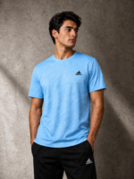 Premium Rosetta Fabric Adidas Patterned round t-shirt - Image 5