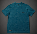 Adidas Geographic patterned round t-shirt