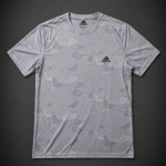 Adidas Geographic patterned round t-shirt - Image 7