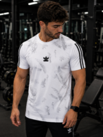 Premium Rosetta Fabric Adidas Lotus T-Shirt - Image 3