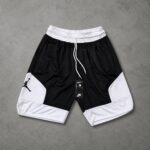 Close Mesh Fabric Black Jordan Shorts