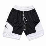 Close Mesh Fabric Black Jordan Shorts - Image 2